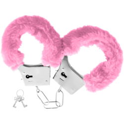 Manette di Metallo Foderate Rosa