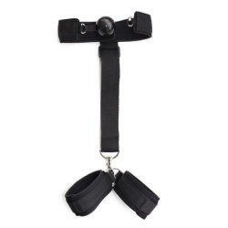 Fetish Mordaça Com Algemas Neoprene