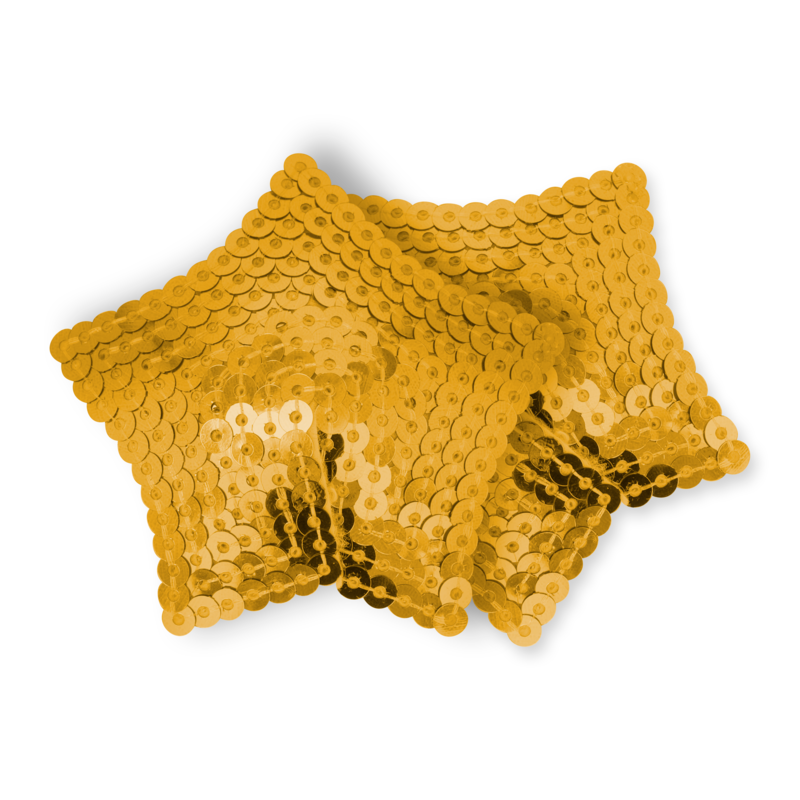 Star Sequin Gold Nipple Pasties Star Sequin Gold Nipple Pasties