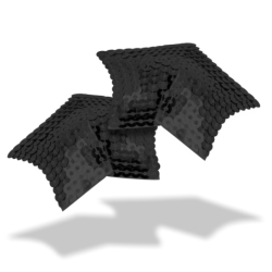 Copricapezzoli Stella Paillettes Nero