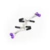 Nipple Clamps With Lilac Jingle Bells