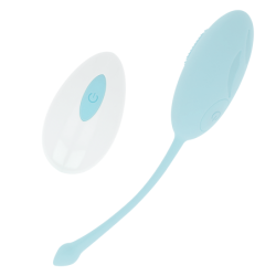 Textured Vibrating Egg 10 Modes Blue