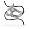 Masker Ögonbindel Fleur De Lis Silver