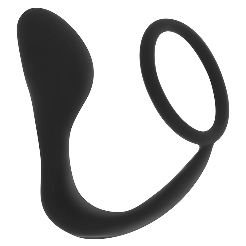 Plug Anal de Silicone com Anel 10.5 Cm