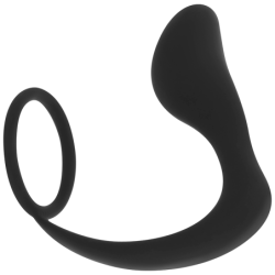 Plug Anal de Silicone com Anel 10.5 Cm