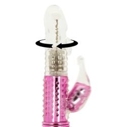 Vibrator cu Funcție de Rotație și Stimulator Clitoris