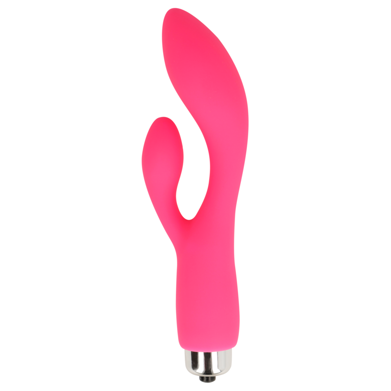 Vibrador Com Rabbit 13 Cm Rosa