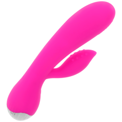 Rechargeable Vibrator With Rabbit 10 Vibration Modes 19 Cm