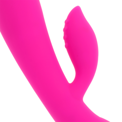Rechargeable Vibrator With Rabbit 10 Vibration Modes 19 Cm