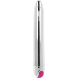 Zilveren Oplaadbare Vibrator 10 Modi 18,5 Cm