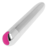 Zilveren Oplaadbare Vibrator 10 Modi 18,5 Cm