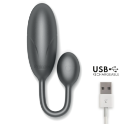 Denver Vibrerende Æg Sort 7 X 2.7 Cm - Gratis App