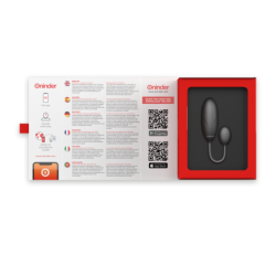 Denver Vibrerende Æg Sort 7 X 2.7 Cm - Gratis App
