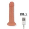 Grote Bogotá Dildo Vibrator 9 Snelheden Naturel 22 Cm -O- 4.5 Cm - Gratis App