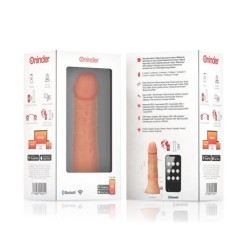 Large Bogotá Dildo Vibratore 9 Velocità Naturale 22 Cm -O- 4.5 Cm - App Gratuita