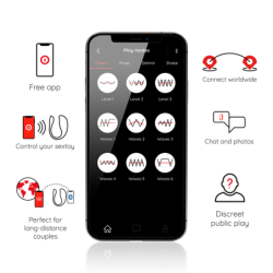 Nairobi Vibrerende Æg Sort - Gratis App