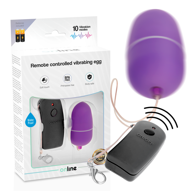 Vibrējoša Ola Ar Tālvadības Pulti Violeta Vibrējoša Ola Ar Tālvadības Pulti Violeta