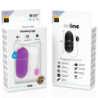 Vibratorius kiaušinis atsparus vandeniui violetinis