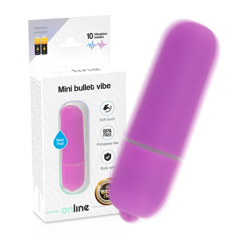 Mini Vibrirajoča Kroglica Lila