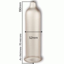 Condoom met verkoelend effect, zak 144 stuks