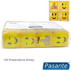 Smiley Óvszer Zsák 144 Darab
