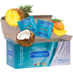 Preservativos Sabores Tropical 144 Unidades
