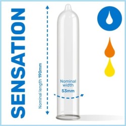 Kondomi z okusom tropskega sadja, vrečka s 144 enotami