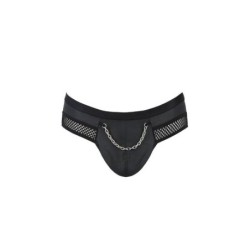 030 Odprte Hlačke Tom Črna L/Xl
