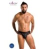 030 Slip Otwarte Stringi Tom Czarne S/M