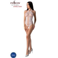 Bs094 Valkoinen Bodystocking Yksi Koko