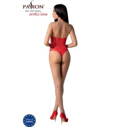 Bs094 Bodystocking Rot Einheitsgröße