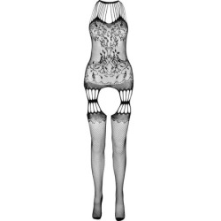 Bs095 Musta Bodystocking Yksi Koko