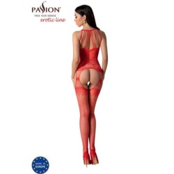 Bs095 Bodystocking Rød One Size