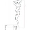 Bs095 Punainen Bodystocking Yksi Koko