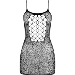 Bs096 Bodystocking Črna Univerzalna Velikost