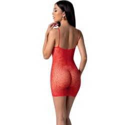Bs096 Bodystocking Rojo Talla Unica
