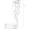 Bs096 Bodystocking Vermell Talla Única