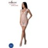 Bs097 Bodystocking Weiß Einheitsgröße
