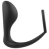 Plug Anale Con Anello in Silicone Nero