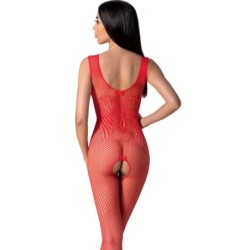 Bs098 Bodystocking Rouge Taille Unique