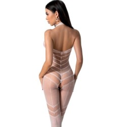 Bs100 Bodystocking Bianco Taglia Unica