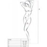 Bs100 Bodystocking Blanc Talla Única