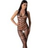 Bs100 Bodystocking Melns Viens Izmērs