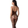 Bs100 Bodystocking Negre Talla Única