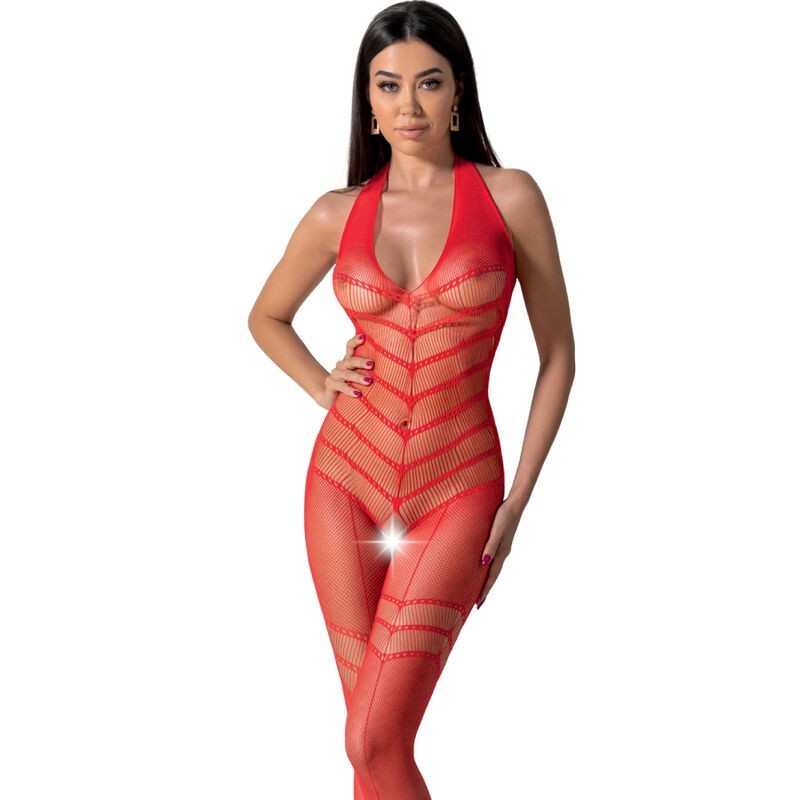 Bs100 Bodystocking Roșu Mărime Unică Bs100 Bodystocking Roșu Mărime Unică