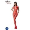 Bs100 Bodystocking Roșu Mărime Unică