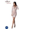 Bs101 Bodystocking Hvid One Size