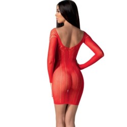 Bs101 Bodystocking Röd One Size