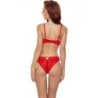 Denelia Set Tanga + Top Czerwony S/M