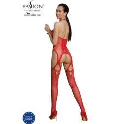 Eco Collection Bodystocking Eco Bs013 Czerwony